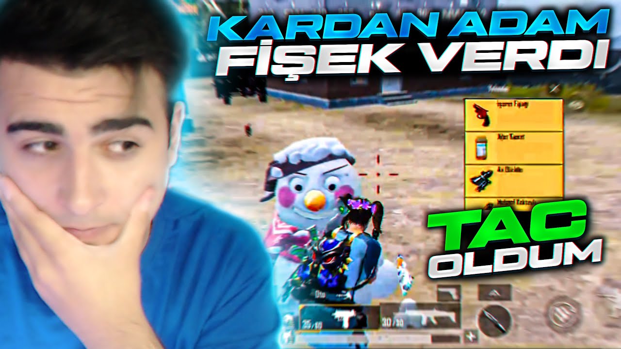KARDAN ADAM FİŞEK VERDİ! TAÇ OLDUM! PUBG MOBİLE RANK KASMA TAKTİKLERİ