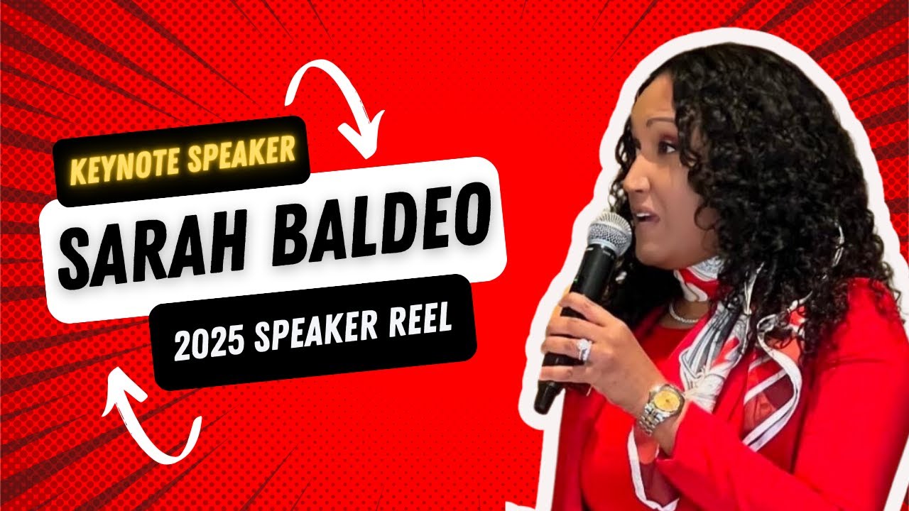 Sarah Baldeo | Innovation & AI Keynote Speaker | Keynote Speaker Reel 2025