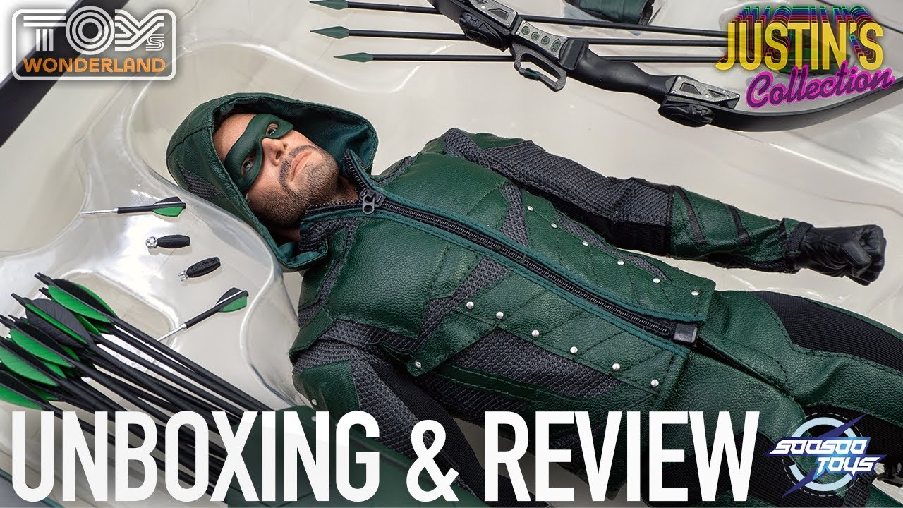 Распаковка и обзор фигурки Arrow CW SooSoo Toys Green Vigilante в масштабе 1/6