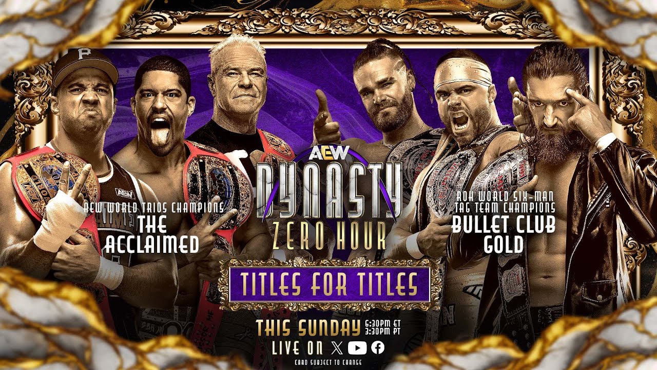 Zero Hour: AEW Dynasty Pre Show - LIVE Sunday, April 21 6:30pm ET / 3:30pm PT