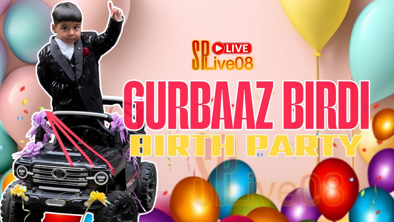 Live🔴 || Birthday Party || Gurbaaz Birdi || Sandy photography, 8437974865