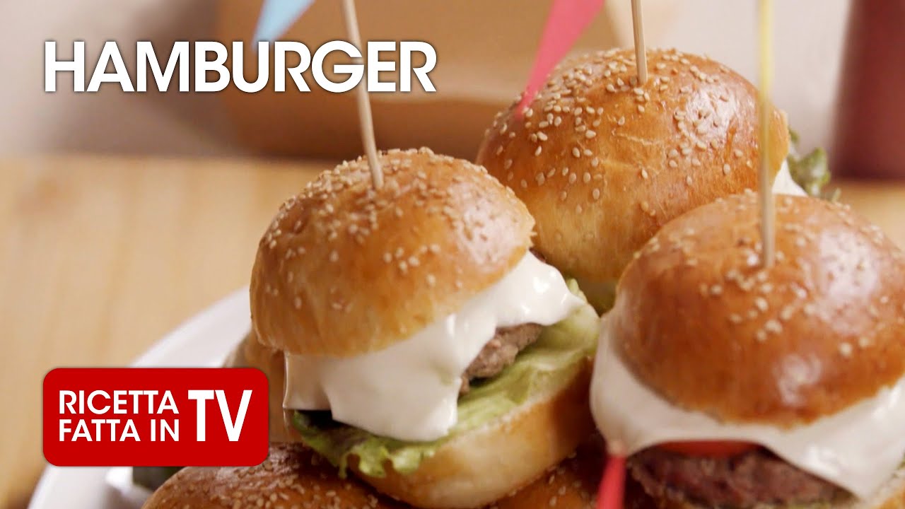 Come fare gli HAMBURGER di Benedetta Rossi 🍔 Ricetta TV Fatto in Casa per Voi
