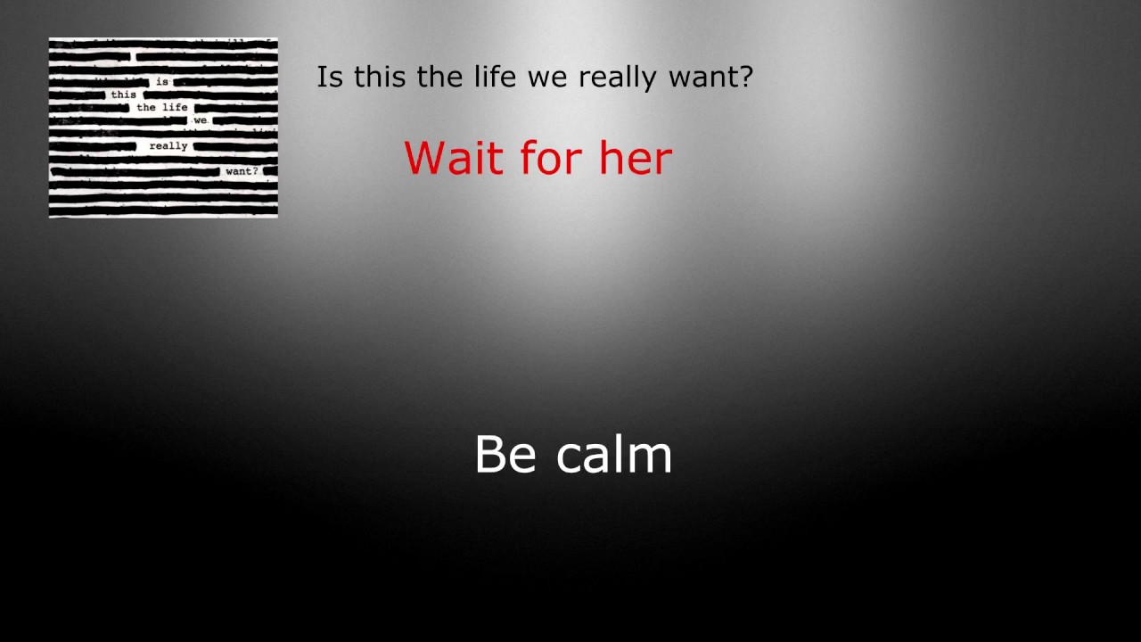 Roger Waters - &ldquo;Wait for her&rdquo; / &ldquo;Oceans apart&rdquo; / &ldquo;Part of me died&rdquo; - with lyrics