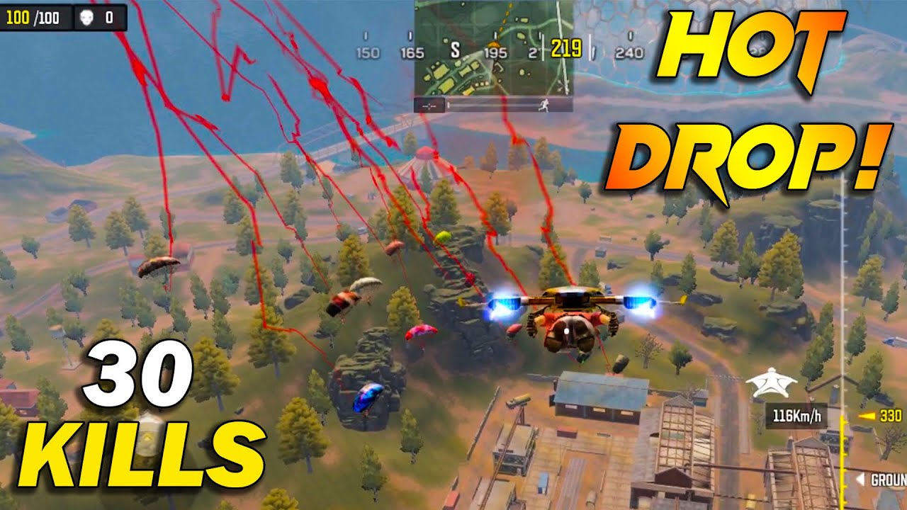 30 Kills in Hot Drop Solo vs Squads!🔥| CALL OF DUTY MOBILE BATTLE ROYALE
