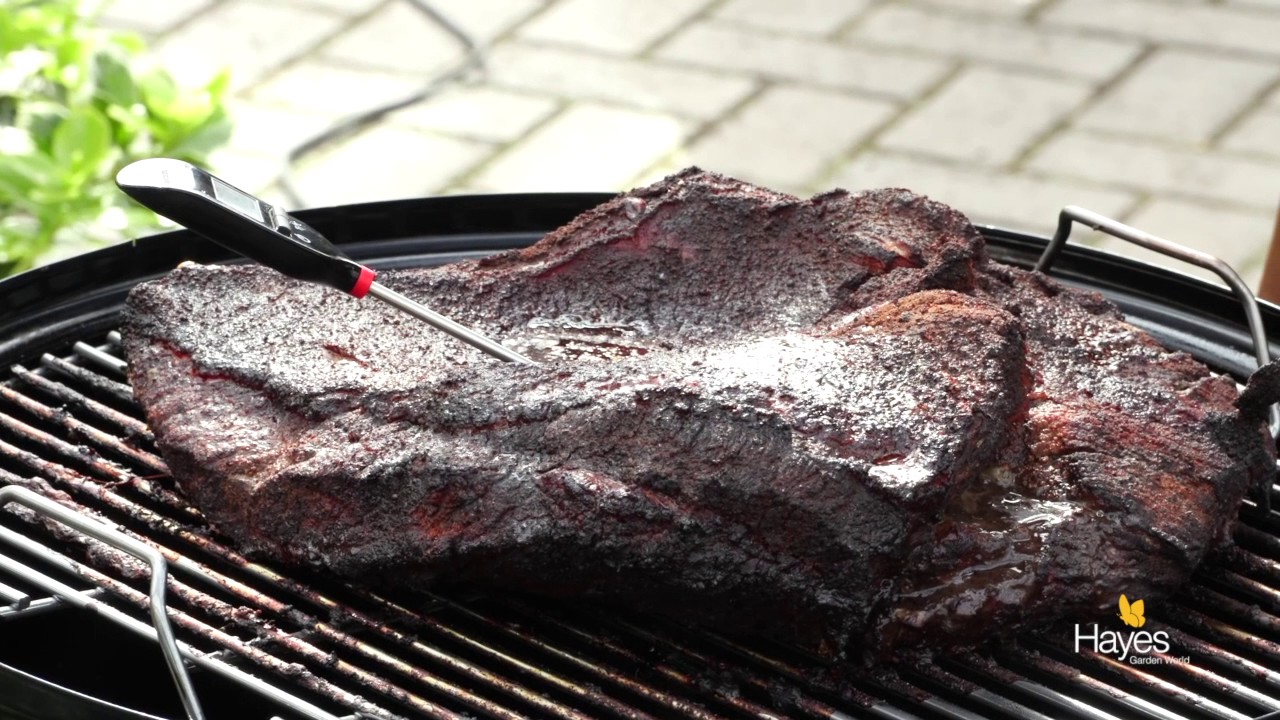 Beginners Brisket cooked on the Weber Smokey Mountain (WSM) cooker