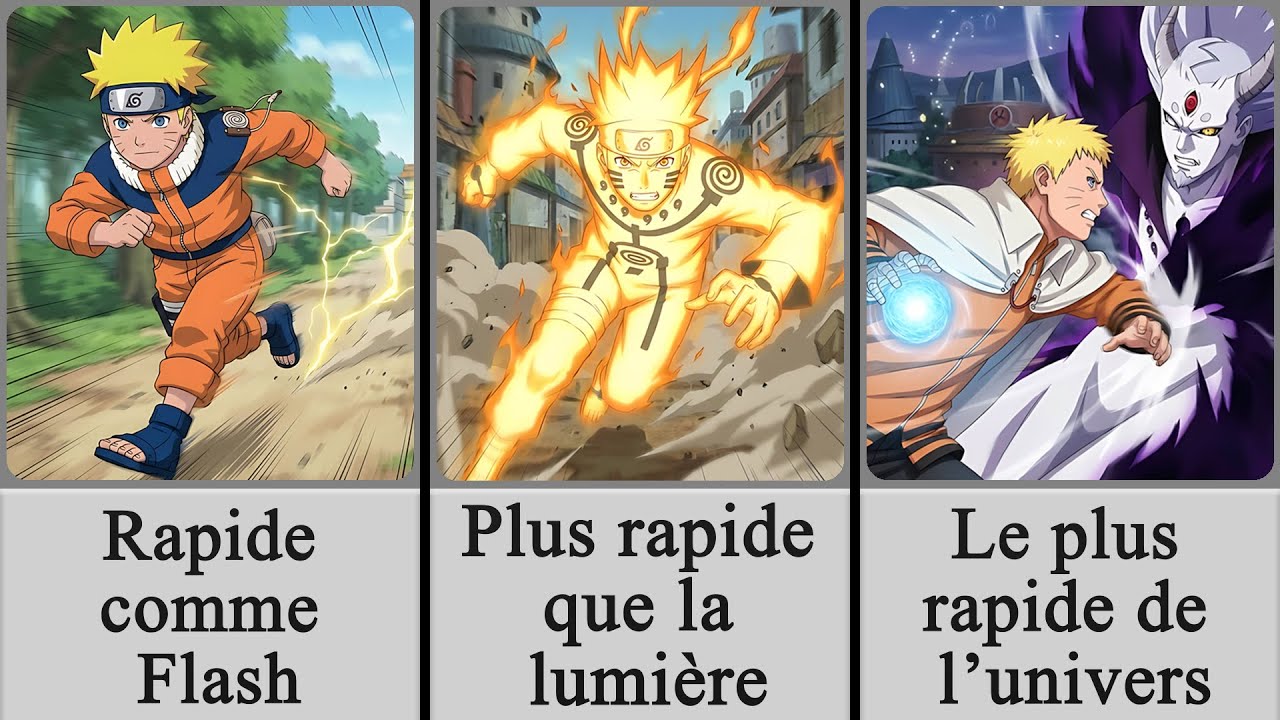 Et si Naruto était aussi rapide que Flash ?
