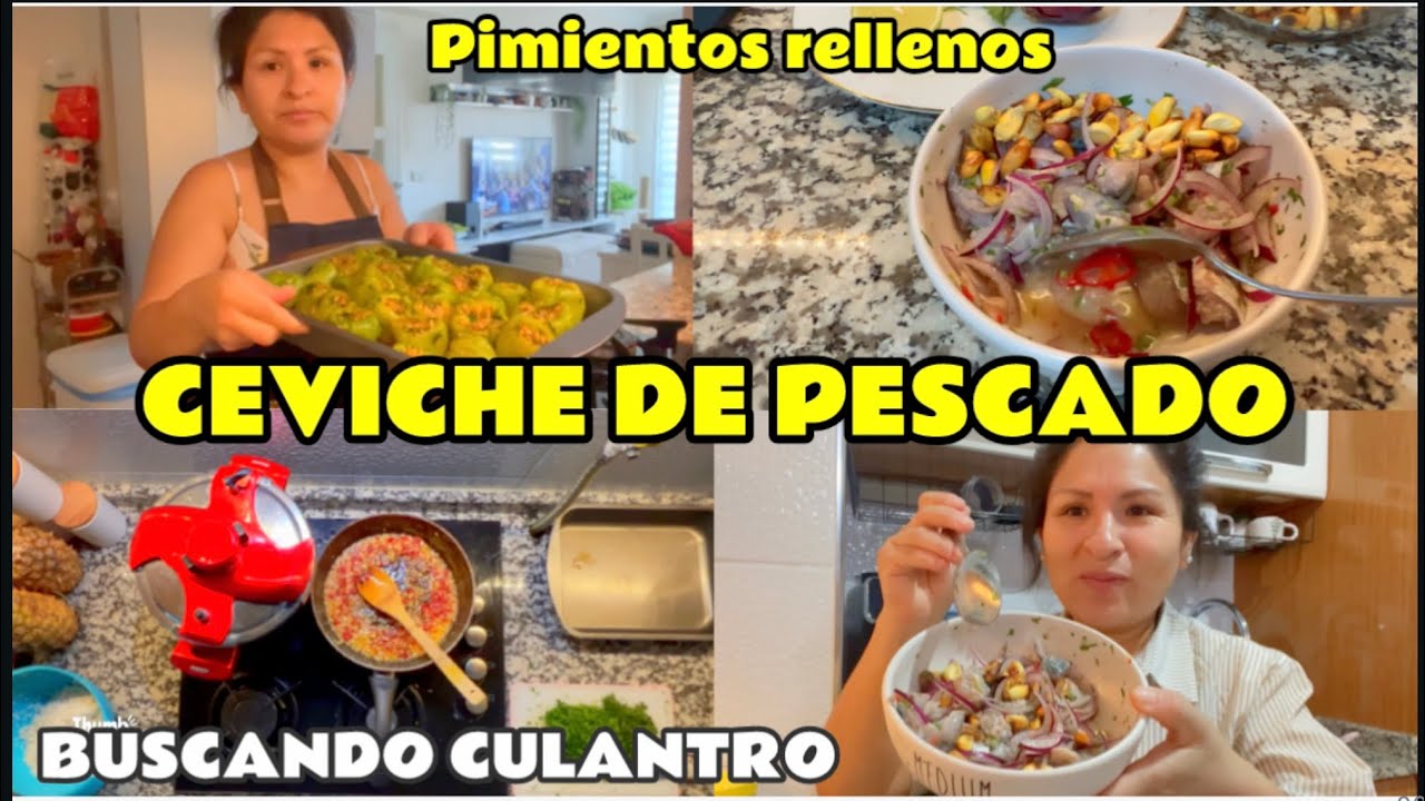 CEVICHE DE PESCADO 🐟/ BUSCANDO CULANTRO EN MERCADO DE BOSTANLI 🪴