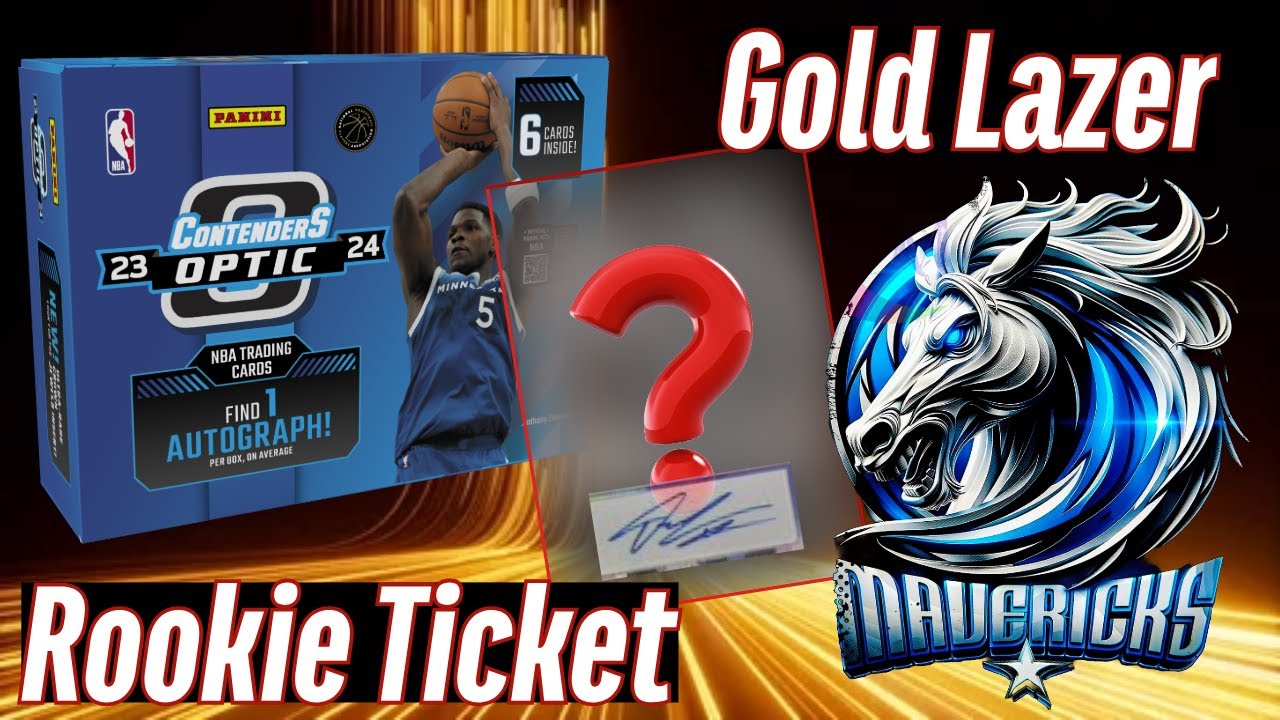 GOLD LAZER LIVELY! 2023/24 Panini Contenders Optic Basketball Hobby 20 Box Case Break #1