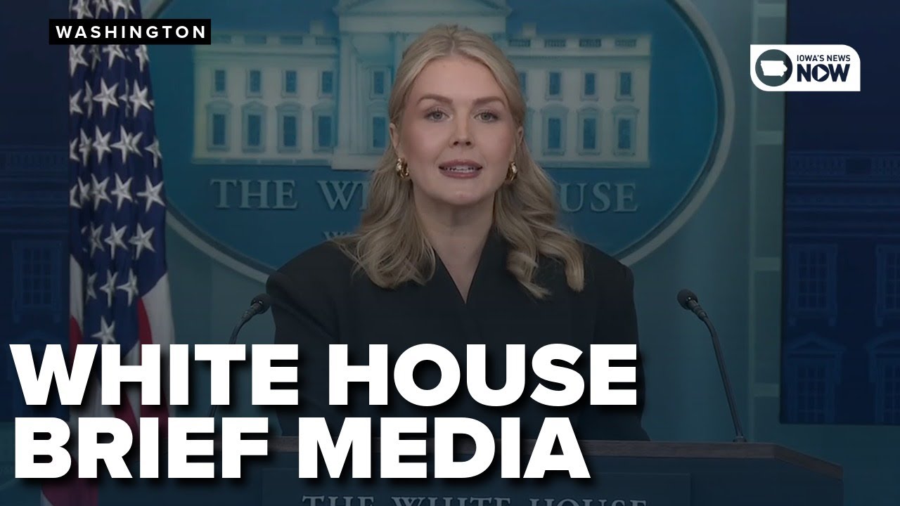 White House Press Secretary Karoline Leavitt briefs the media