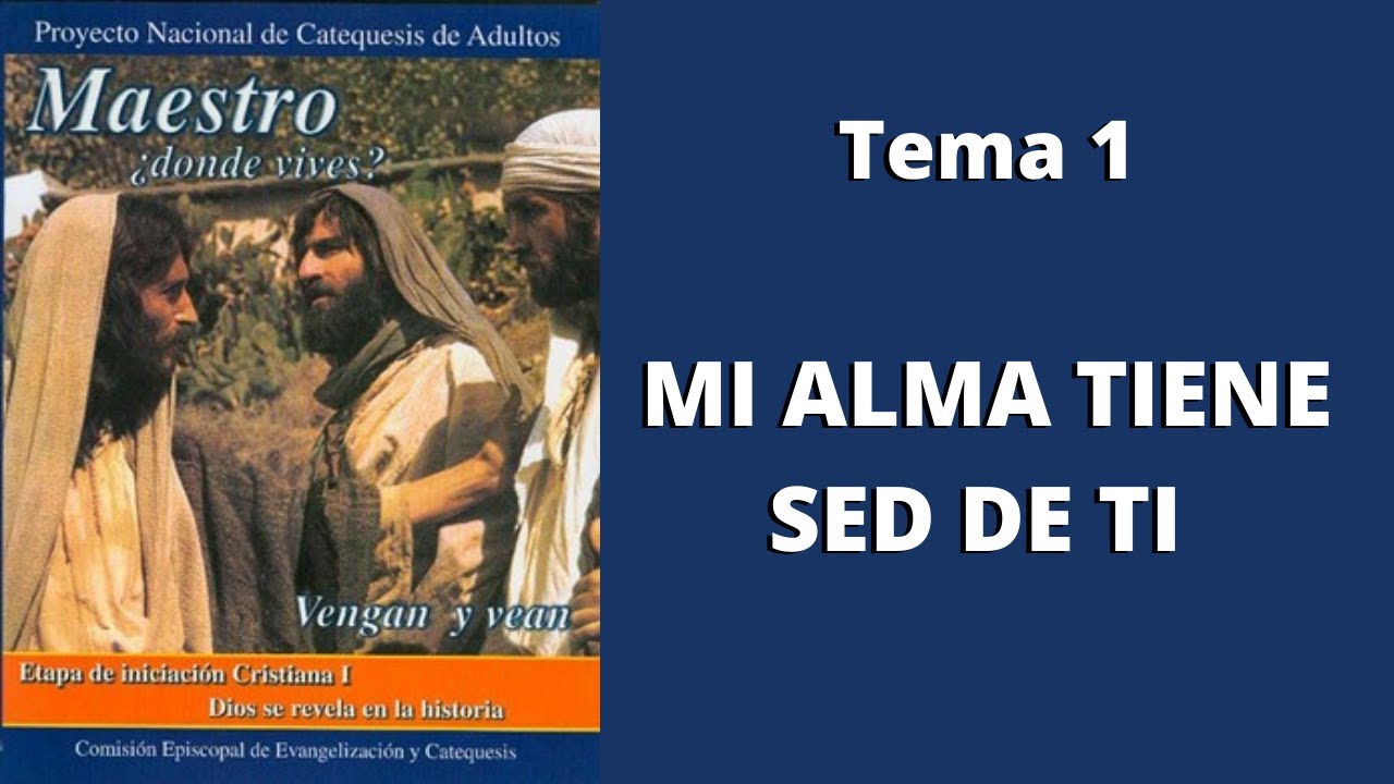 Mi alma tiene sed de ti