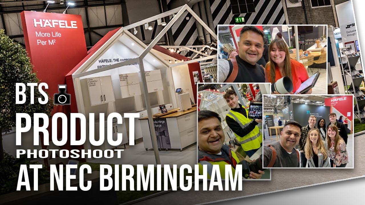 BTS from Häfele UK Product Shoot at NEC Birmingham | @kbb.Birmingham | @HafeleUKLimited