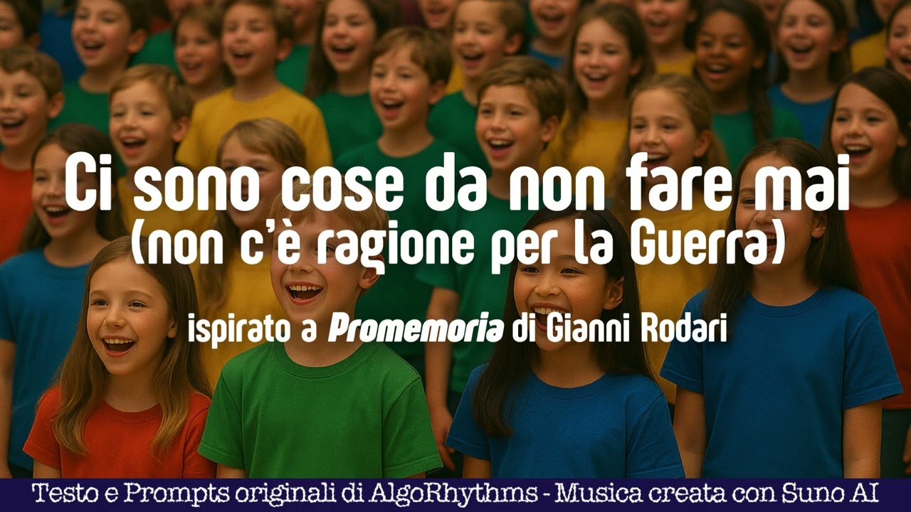 Ci Sono Cose Da Non Fare Mai (non c'è ragione per la guerra) - ispirato a 