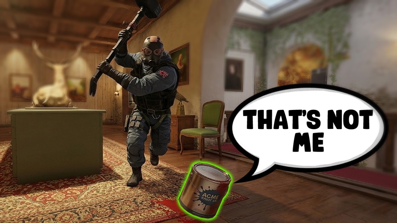 Охота за предметами в Rainbow Six Siege, НО это не я...