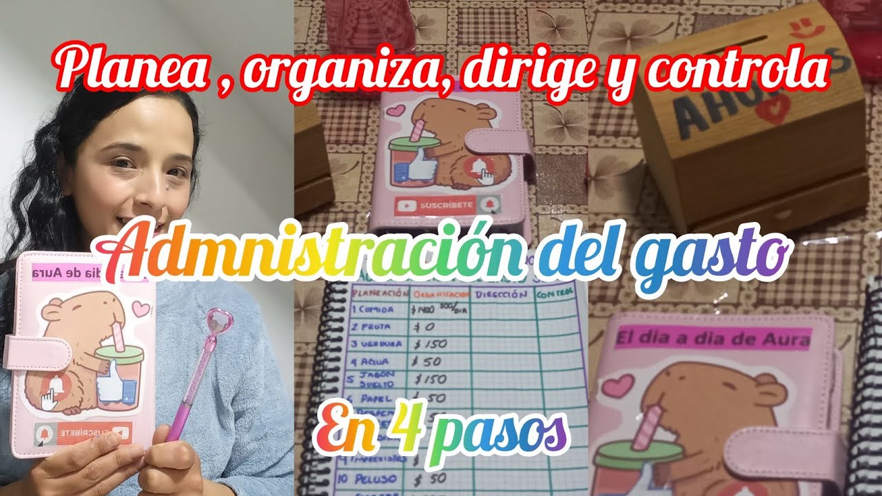 ADMINISTRACIÓN DEL GASTO SEMANAL🤑/ RELLENO DE SOBRES 💯/ ADMINISTRA TU GASTO EN 4 PASOS ✅️