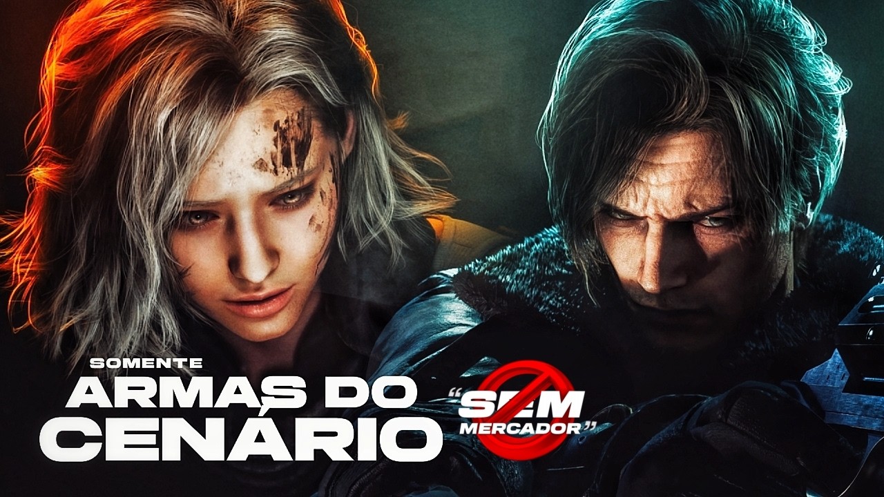 🔴 RESIDENT EVIL 9 - REQUIEM - DESAFIO -S&Oacute; ARMAS DO CEN&Aacute;RIO (DO JOGO INICIAL) -SEM UPGRADES- INSANO 🔴