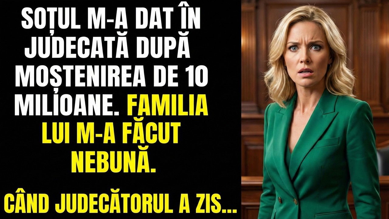 După o moștenire de 10 milioane, rudele soțului au decis că sunt lipsită de discernământ...