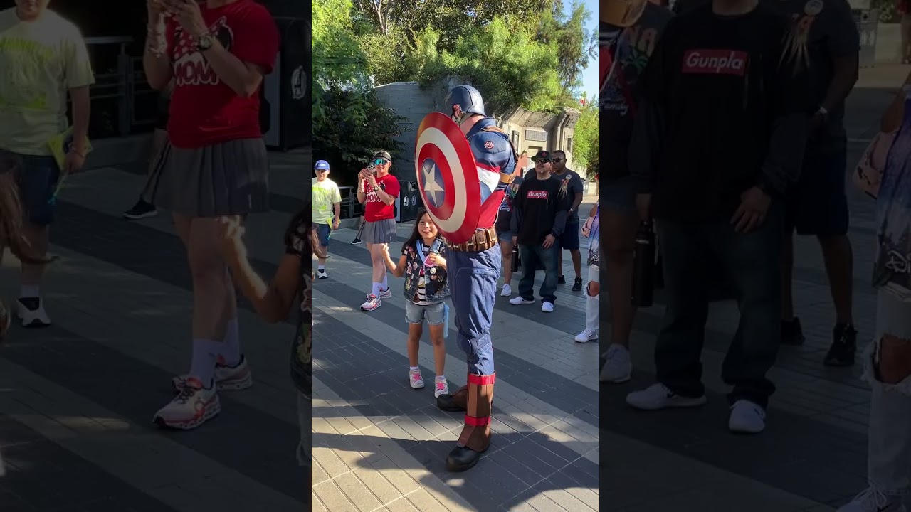 Avengers Campus Black Widow, Ms. Marvel & Captain America - Red Light, Green Light-Disney CA 8/18/24