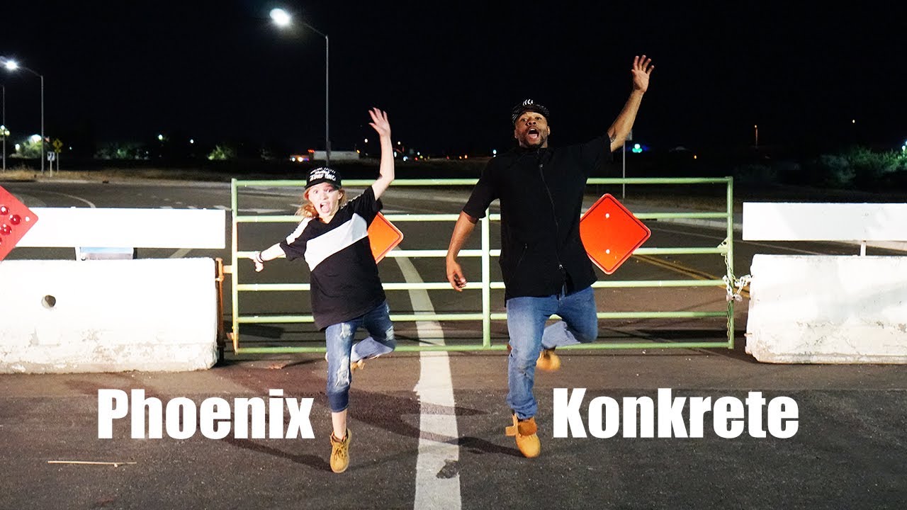 Konkrete & Phoenix lil'Mini (Krumpography/Freestyle) Dancersglobal.tv