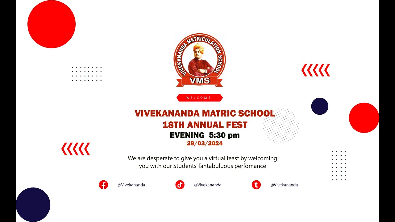 Vivekananda Matriculation School-18th Annual Fest-2024