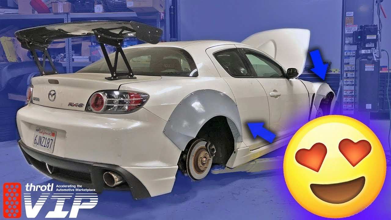THE SECRET TO A PERFECT WIDEBODY KIT INSTALL!!!! (RX-8 Lions Kit Install Part 2)