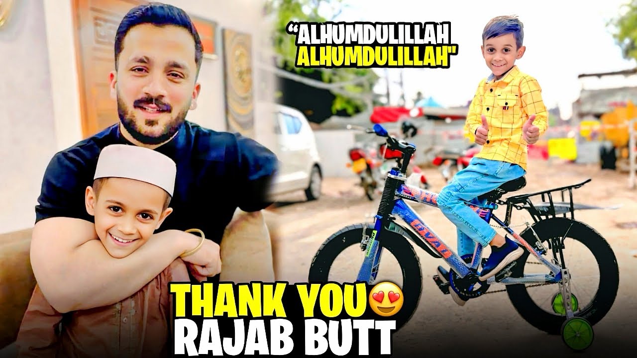 My First VLOG 😍 | Rajab Butt Gifted Me A NEW CYCLE🚲❤️