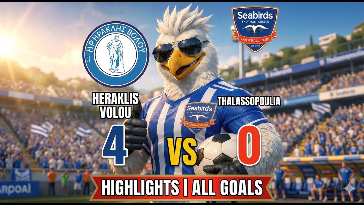 🎥 HIGHLIGHTS: HERAKLIS VOLOU - FC SEABIRDS 4-0 | All Goals & Best Moments | 16.01.2026
