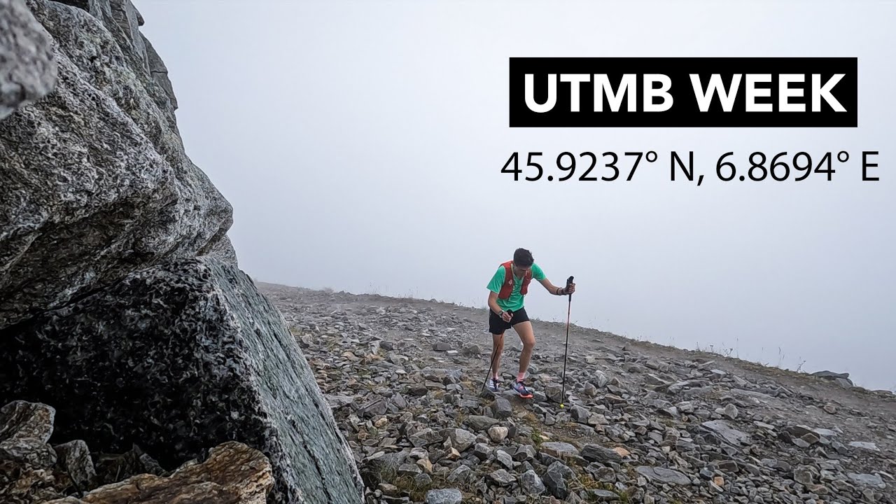 Running in the clouds of CHAMONIX - UTMB week