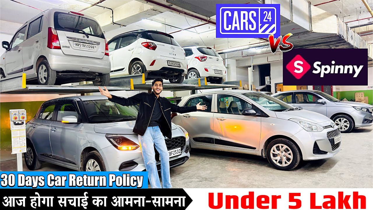 Cars24 vs Spinny🤯: Best Platform to Buy Used Car? Full Honest Comparison! | Used Car Market Delhi