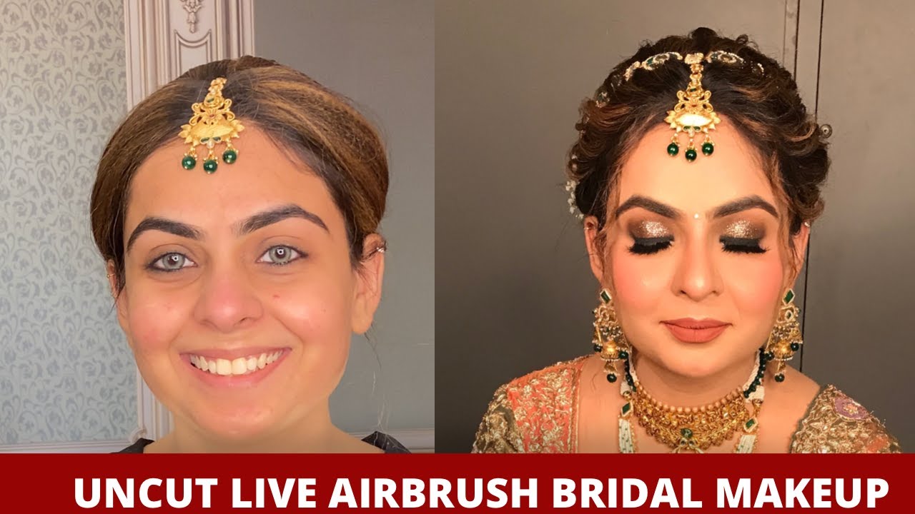 How to do FLAWLESS BRIDAL Makeup | UNCUT TUTORIAL by @Sakshi Gupta Makeup Studio & Academy