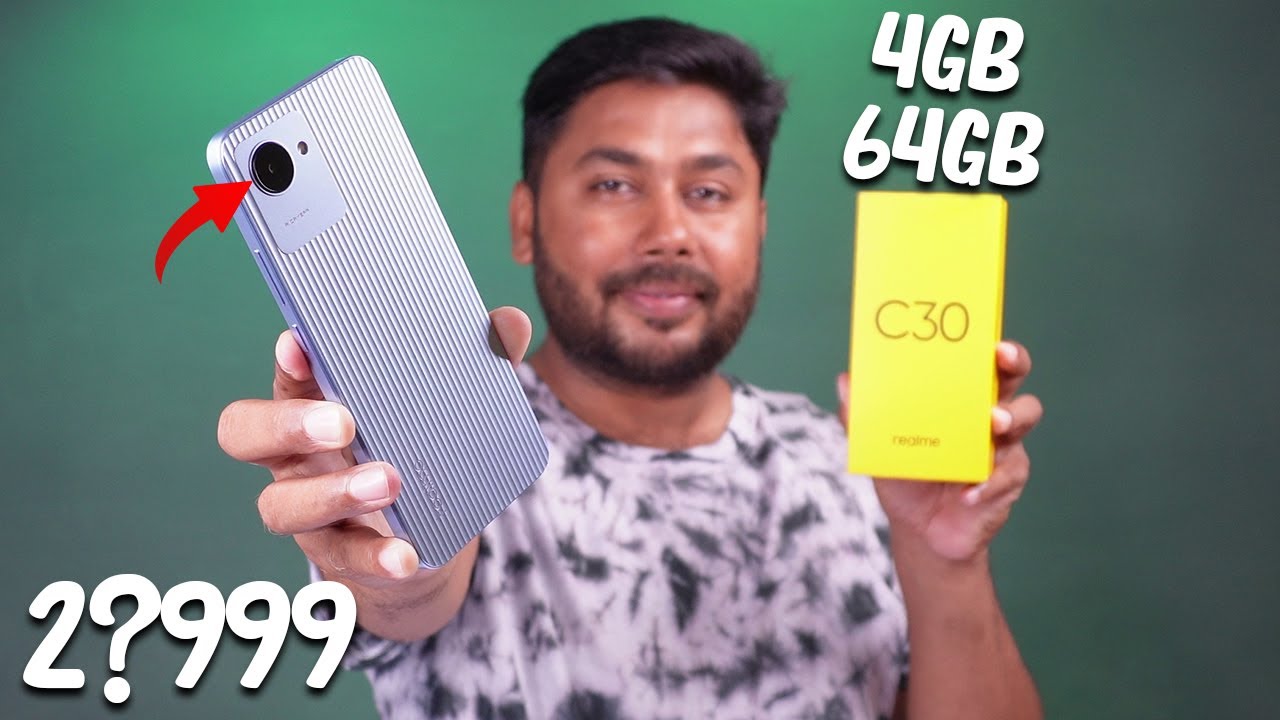 Realme C30 4GB 64GB Unboxing & Quick Review
