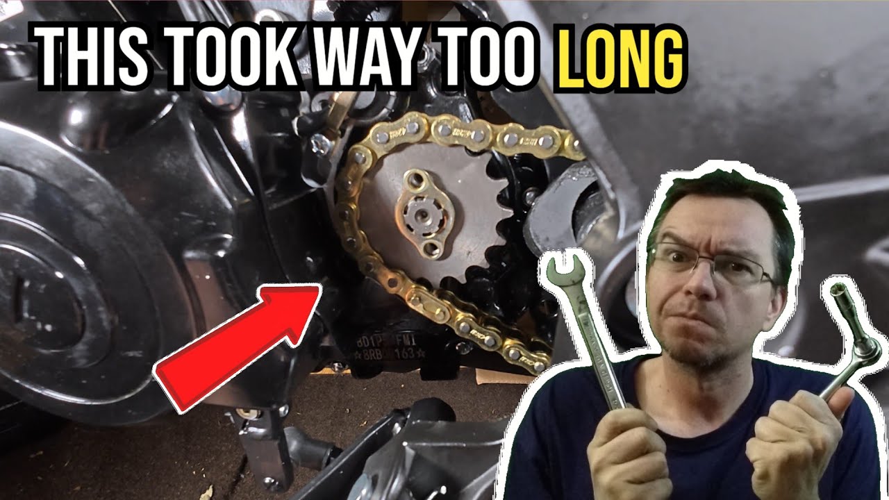 I Installed a 17 Tooth Sprocket and New Chain on my Boom Vader 125cc | Honda Grom Clone