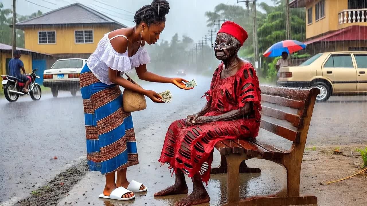 Poor cleaner helped an old woman unaware she is the mother of the CEO： #africanfolktalesqueen #tales