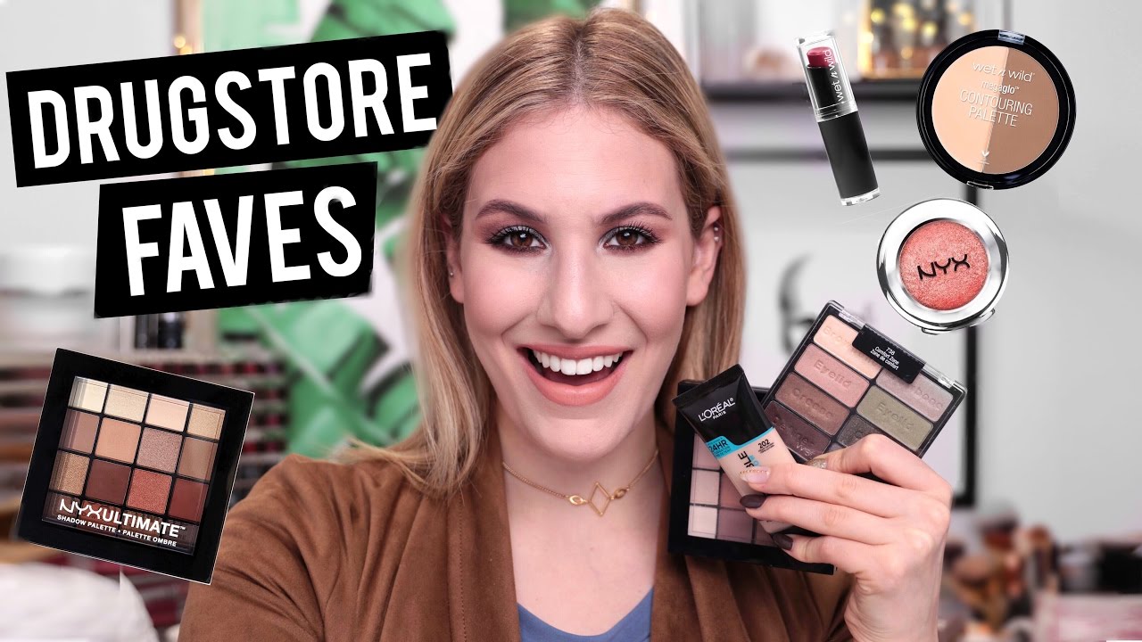Full Face Using My FAVORITE DRUGSTORE MAKEUP | Jamie Paige