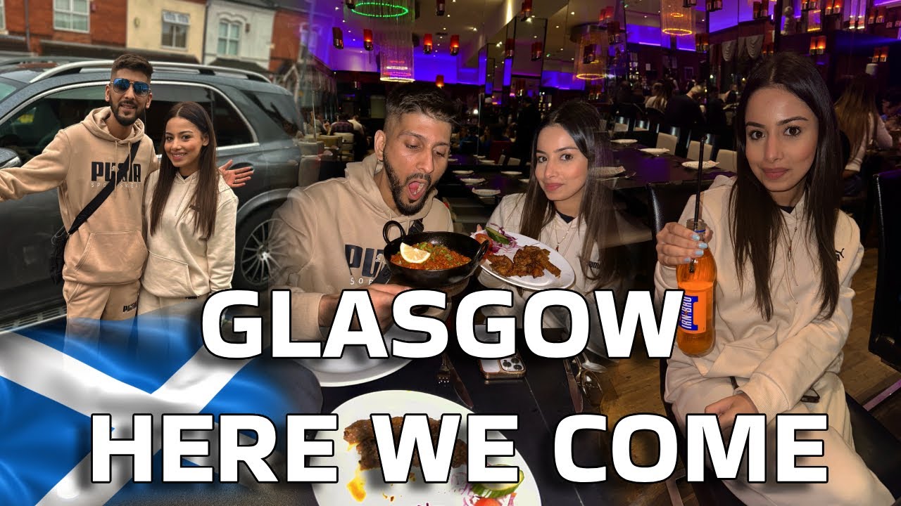TRIP BEGINS!! OUR FIRST TIME EVER IN GLASGOW SCOTLAND 🏴󠁧󠁢󠁳󠁣󠁴󠁿