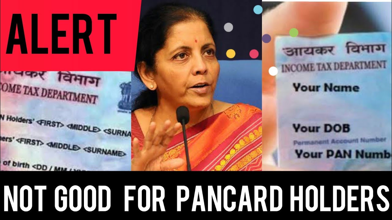 Breaking News: Deadline For Pan-Card Holder's.