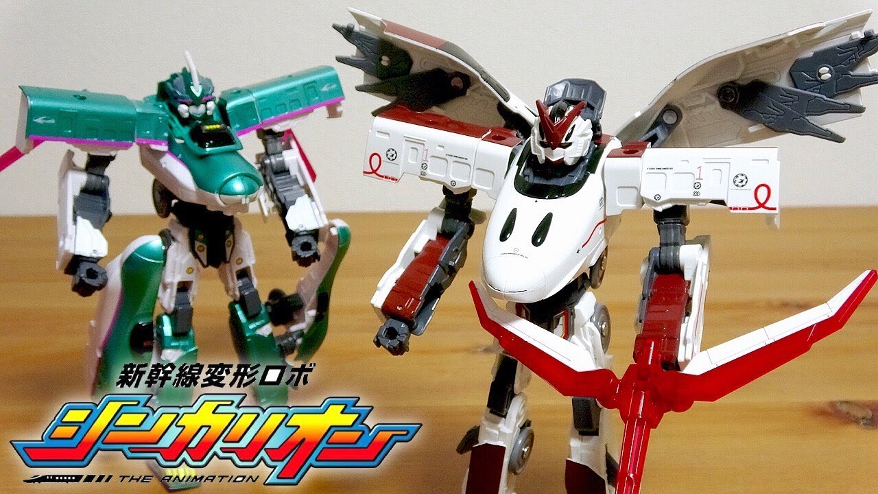 新幹線変形ロボ シンカリオン 800つばめ DXS07 E5とリンク合体！スワローウイング & パンタグラフアロー 開封・変形レビュー シンカギア音声確認