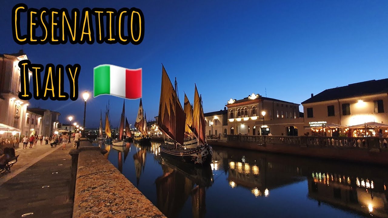 WALK TOUR || DAY AND NIGHT || CESENATICO ITALY || pinaymominswitzerland