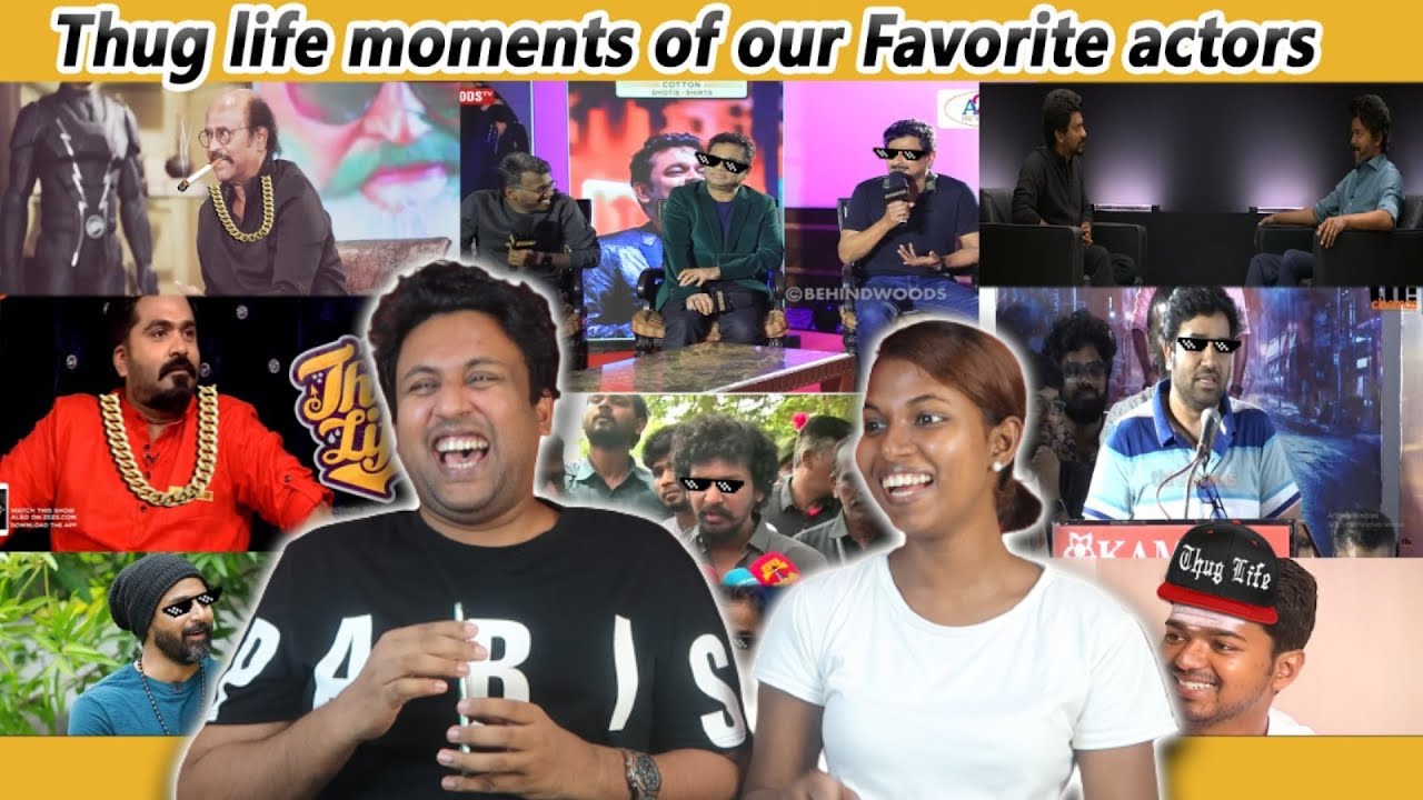 THUG LIFE MOMENTS OF OUR FAVORITE ACTORS😂| Ramstk Family@tamilfact