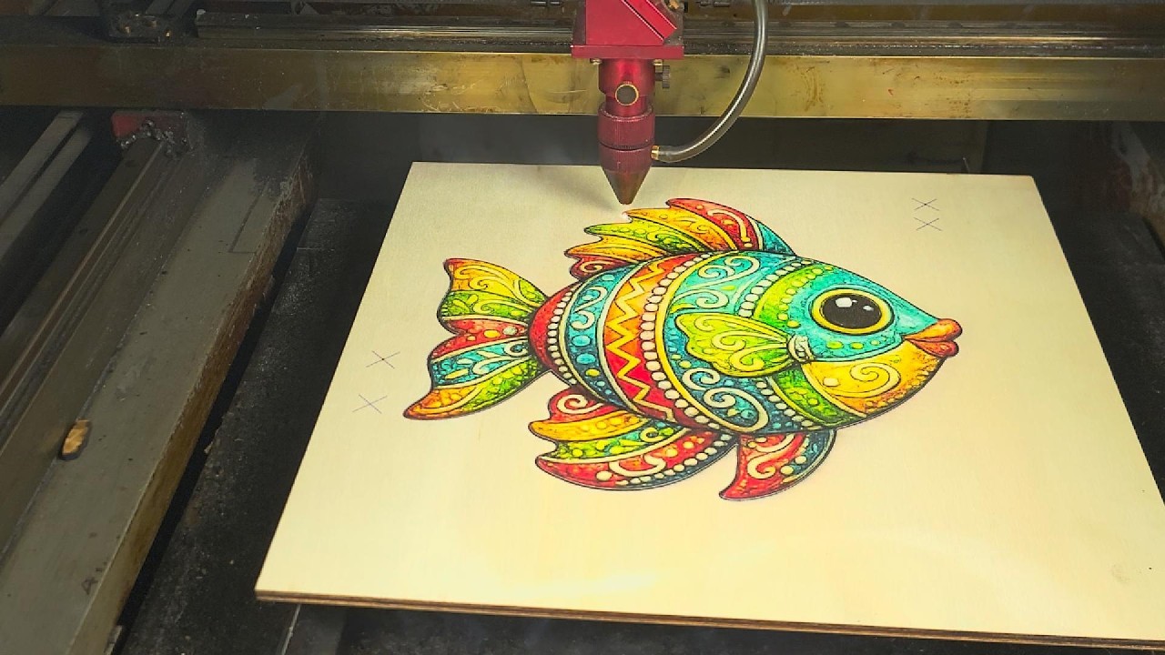 Fish Print and Cut