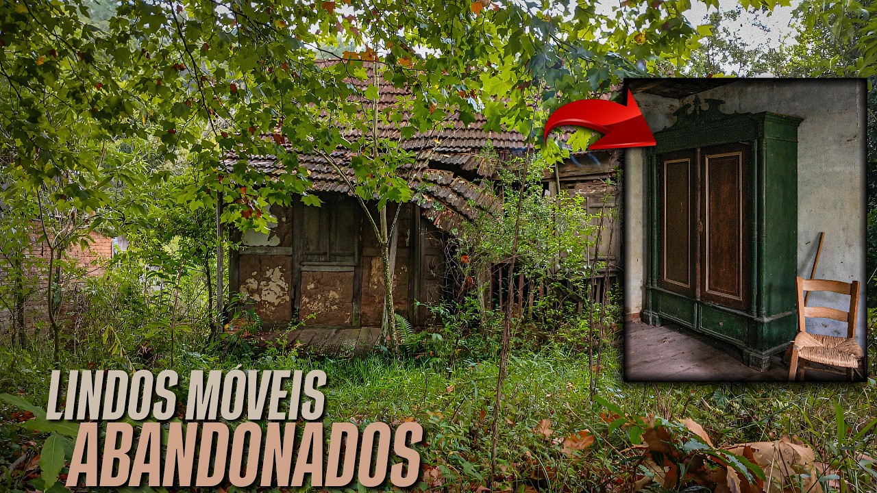 UMA PENA VER TUDO QUE FICOU ABANDONADO DENTRO DESSA CASA!