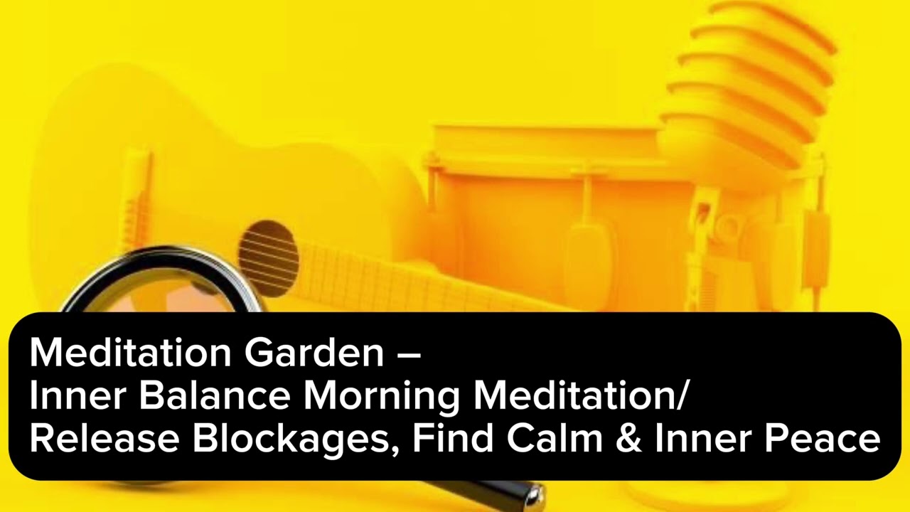 Backing Track - meditation garden – inner balance  #Music #song #instrumental