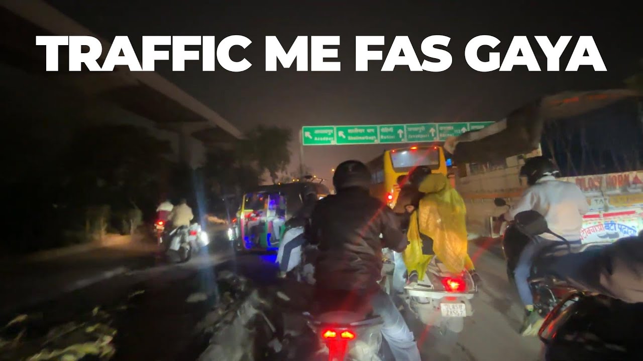 Traffic Me Fas Gaya 😡