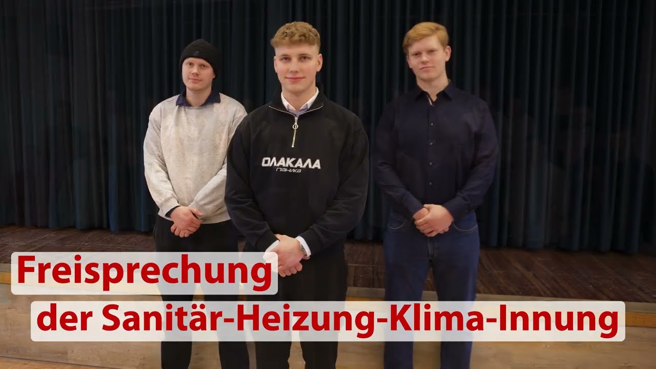 Freisprechung der Sanitär-Heizung-Klima-Innung