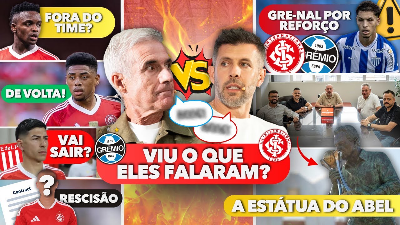 🚨💣🔥 INTER DISPUTA ZAGUEIRO COM O GRÊMIO | PEZZOLANO E CASTRO FALAM | CARBONERO FORA? | RESCISÃO E +