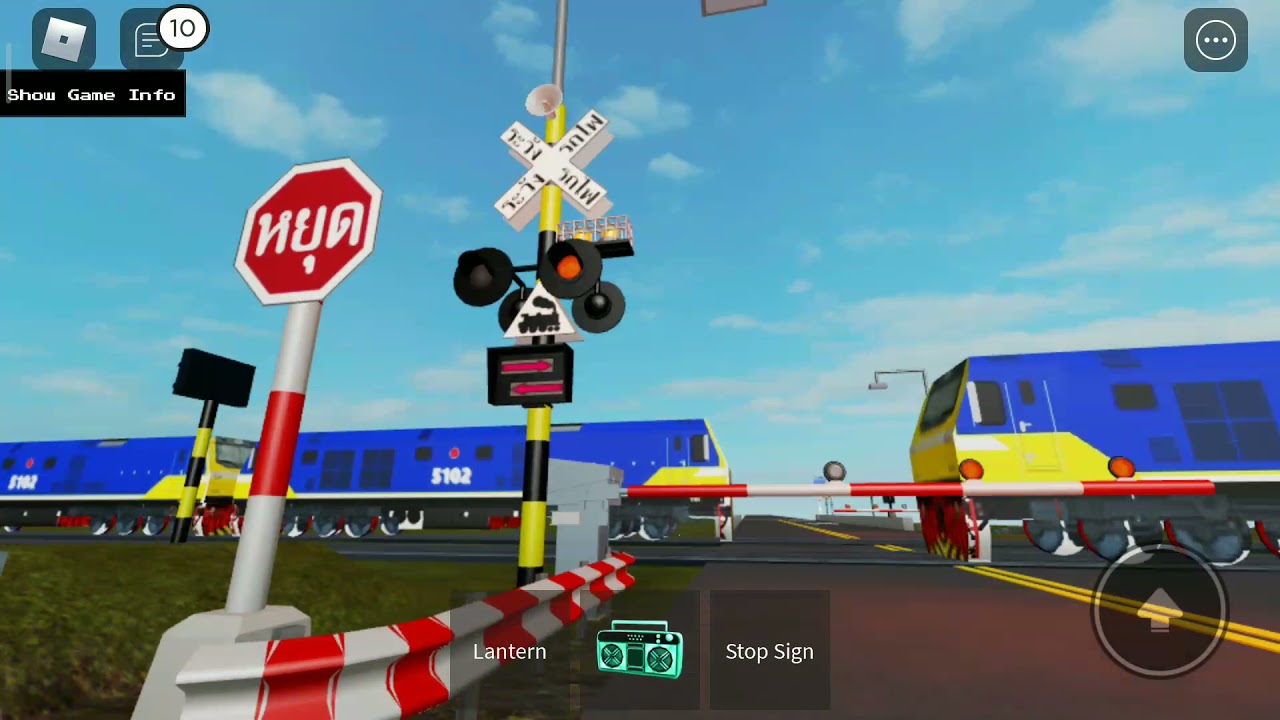 Roblox - Car vs Train
