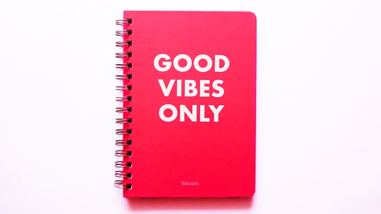 Good Vibes Only Defter | Fabooks