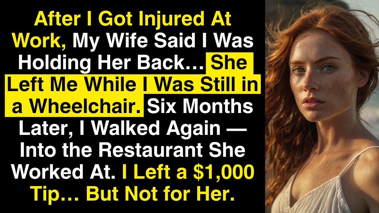 She Left Me While I Was in a Wheelchair—So I Tipped $1,000 at Her Job, But Not to Her