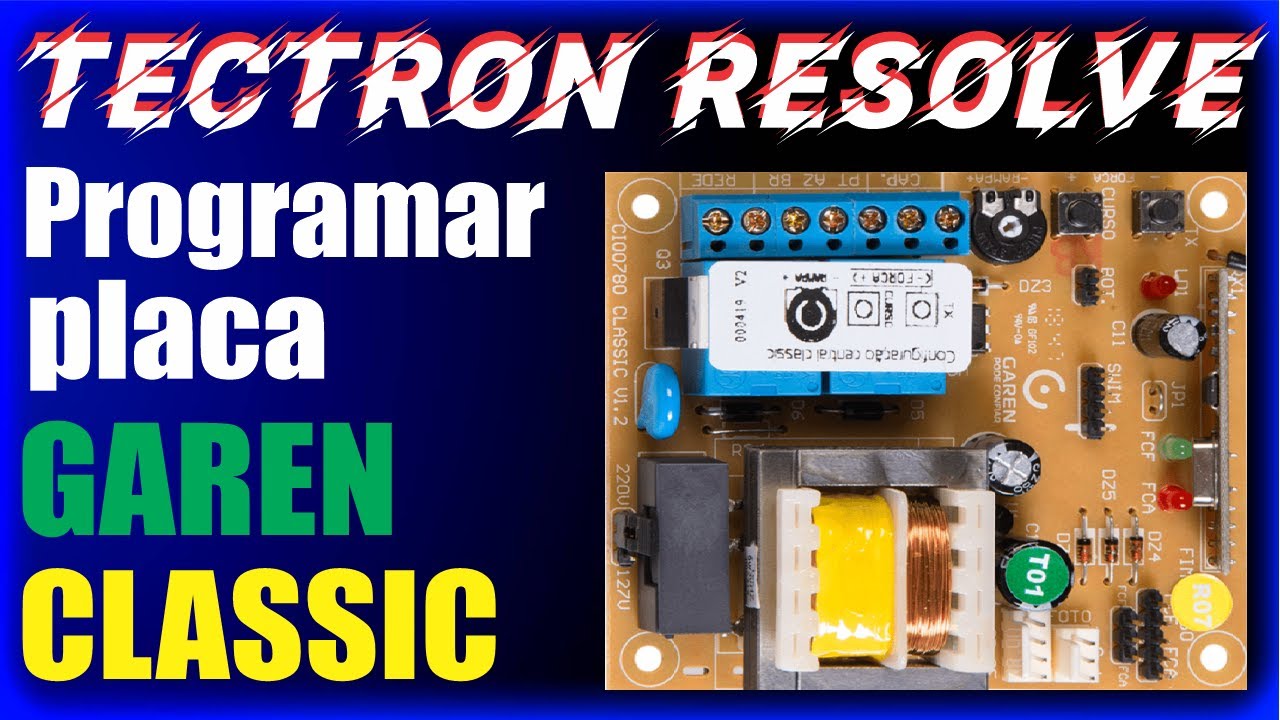Programar Placa Classic/FIT Motor GAREN