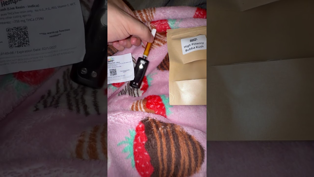 Jam N Hemp Co THCA Live Resin 1 Gram Cart Bubba Kush Indica
