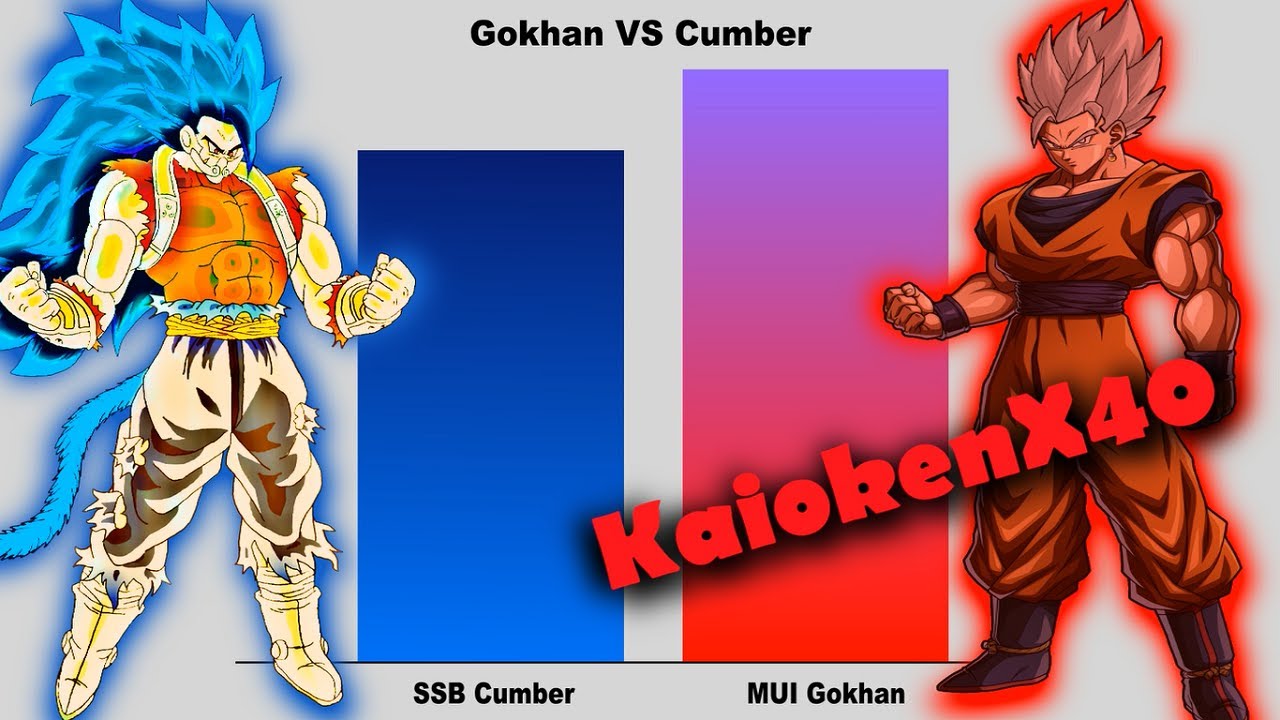 SSB Cumber VS MUI Gokhan (KaiokenX40) | Power Levels